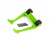 Wheelie bar, green (assembled)