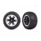 Tires & wheels, assembled, glued (2.8') (RXT black & satin wheels, Al