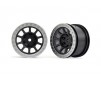 Wheels, 2.2' (graphite gray, satin chrome beadlock) (2) (Bandit rear)