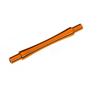 Axle, wheelie bar, 6061-T6 aluminum (orange-anodized) (1)/ 3x12 BCS (