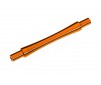 Axle, wheelie bar, 6061-T6 aluminum (orange-anodized) (1)/ 3x12 BCS (