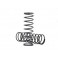 Springs, shock (natural finish) (GT-Maxx) (1.569 rate) (85mm) (2)