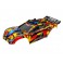 Body, Rustler® 4x4 VXL, Solar Flare (painted, decals applied) (assemb