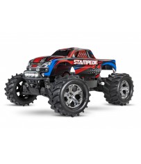 Stampede 4X4 TQ 2.4GHz LED lights (incl. battery/charger) - Red