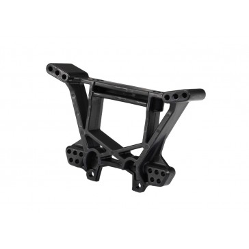 Shock tower, rear, extreme heavy duty, black (for use with 9080 upgr