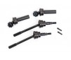 Driveshafts, front, extreme heavy duty, steel-spline constant-velocit