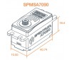 A7090 Brushless Low Profile MG HV Servo