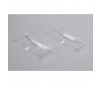 6.5" Lightweight Rear Wing, Clear, Precut (2)