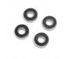 8 x 19 x 6mm Rubber Sealed Ball Bearing (4)
