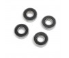 8 x 19 x 6mm Rubber Sealed Ball Bearing (4)