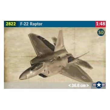 1/48 LOCKHEED MARTIN F-22A RAPTOR (6/22) *