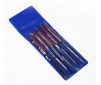EXPO 5PC STEEL MINI NEEDLE FILES IN WALLET