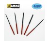 EXPO 5PC STEEL MINI NEEDLE FILES IN WALLET