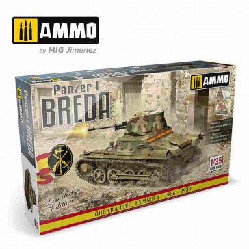1/35 PANZER I AUSF. A BREDA SP. CIVIL WAR TANK DESTROYER