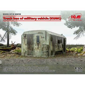 Truck box of military vehicle 1/35