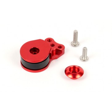 Sauve servo alu 25T rouge (1p)