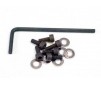 Backplate screws (3x8mm hex cap) (6)/washers (6)/ wrench