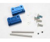 Mounts, suspension arm (blue-anodized 6061-T6 aluminum)(rear