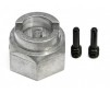 DISC.. BRAKE HUB (ALLOY CAST/SILVER)