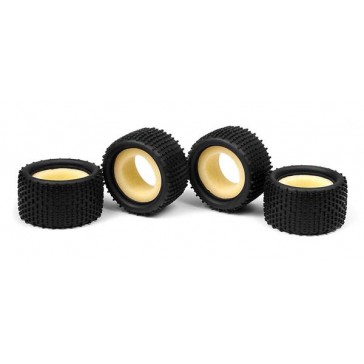 Micro Monster Truck Tire & Insert Thrax (4+4)