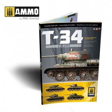 BOOK T-34 COLOURS CAMOUFLAGE PATTERNS WWII ENG. (3/21)*