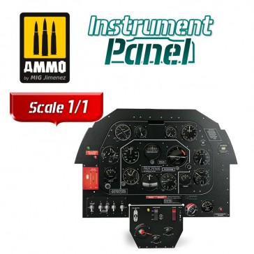 1/1 INSTRUMENT PANEL - NORTH AMERICAN P-51D MUSTANG