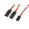 Servo Y-kabel - Gedraaide kabel - JR/Hitec - 22AWG - 15cm