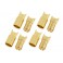Connector 6.0mm Gold Plated (M+F) - 4 pairs