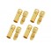 Connecteur - 3.5mm - Contact or - (M+F) (4paires)