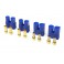 Connector EC-3 Gold Plated - Male + Female (2pairs)