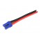 Connector w/ Lead - EC-5 Gold Plated (M) 10AWG Silicone Wire - 12cm