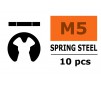 E-Clips - 5mm - Spring Steel (10pcs)