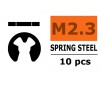 E-clips - 2,3mm - Verenstaal (10st)