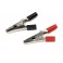 Connector Alligator Clip - Medium - Red + Black - 1 pair