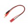 Charge Lead 4.0mm Gold Connector 14AWG Silicone Wire