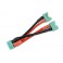 Power Y-kabel - Parallel - MPX - 14AWG Siliconen-kabel - 12cm