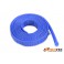 Manchon de protection pour câbles - Tressé - 10mm - Bleu - 1m
