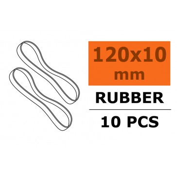 Elastiques pour ailes - 120 x 10mm (10pcs)