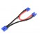 Power Y-kabel - Serieel - EC-3 - 12AWG Siliconen-kabel - 12cm