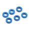 M3 FLAT WASHER BLUE 1.5mm (6)