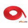Manchon de protection pour câbles - Tressé - 6mm - Rouge - 1m