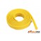 Manchon de protection pour câbles - Tressé - 8mm - Jaune - 1m