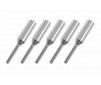 Embout de chape - Aluminium - M2.5 - Tige en carbone 5mm (5pcs)