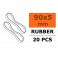 Wing Rubber Bands - 90 X 5mm - 20 pcs