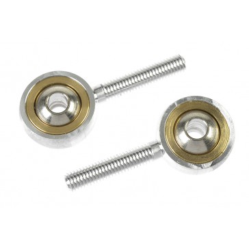 Aluminium Ball Link - Outer thread M3 - Ball for M3 Screws (2pcs)