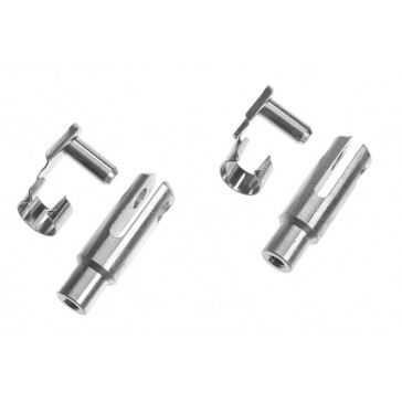 Aluminium Clevis - Heavy Duty w/ Safety Clip - M3 (2pcs)