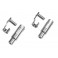 Chappe en aluminium - clips de sécurité - M3 (2pcs)