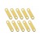 Battery Bars Gold Plated - 18,5mm (10pcs)