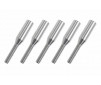 Aluminium huls met schroefdraad - M3 - Carbon staaf Dia. 4mm (5st)