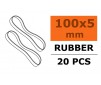 Wing Rubber Bands - 100 X 5mm - 20 pcs
